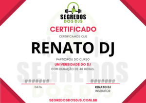 certificado curso de dj on line